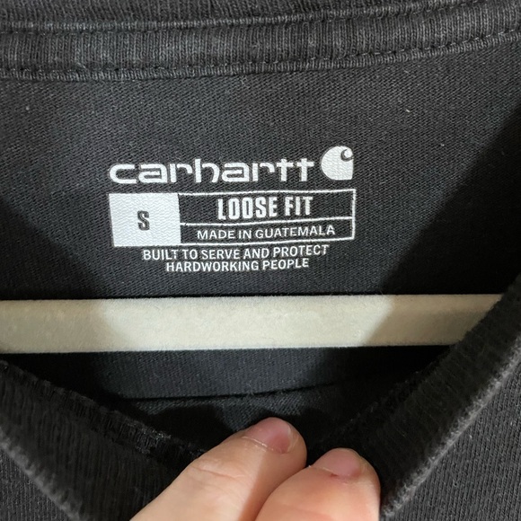 #97- CARHARTT-LOOSE FIT HEAVYWEIGHT SHORT-SLEEVE POCKET T-SHIRT - Picture 3 of 3